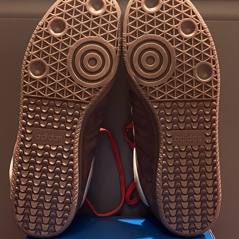 Brown Adidas DYZ Samba Sneakers - Picture 8 of 9